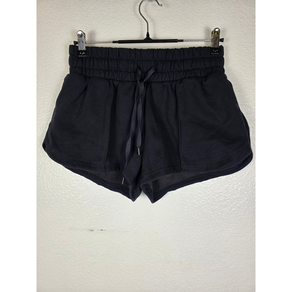 Blogilates Marshmallow Dolphin Shorts Black Fleece Activewear Womens Small